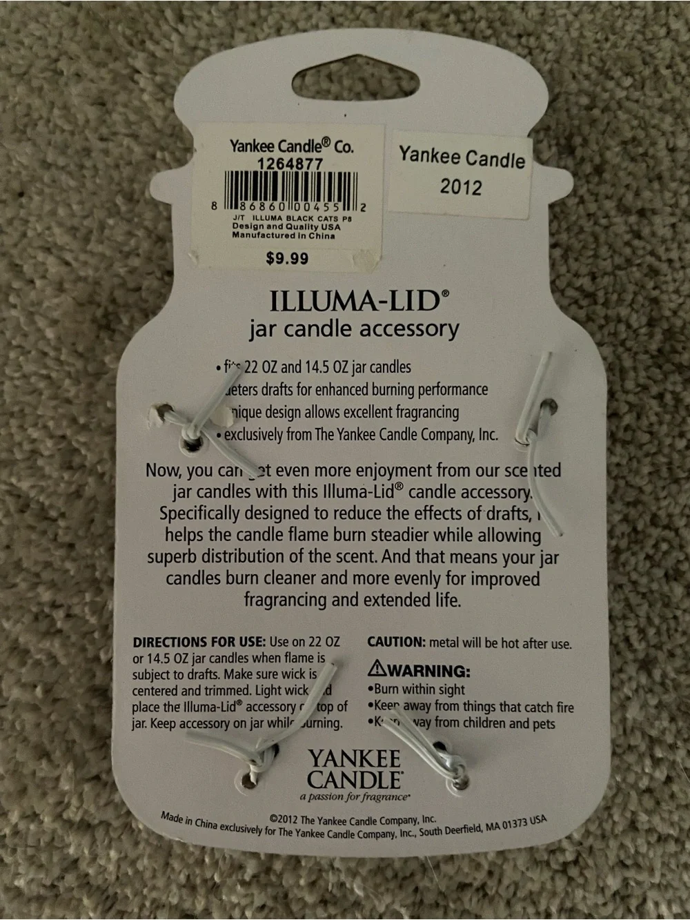 Yankee Candle Illuma-Lid jar candle accessory